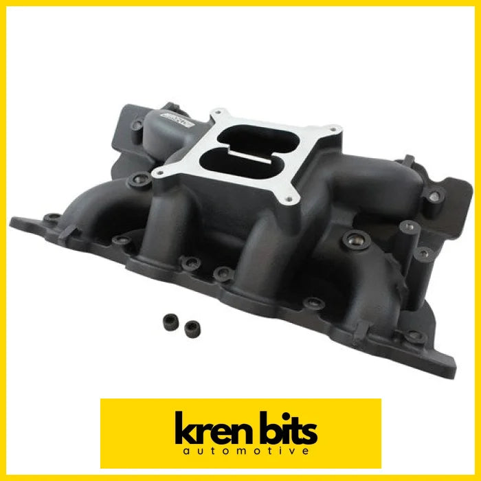 Aeroflow Ford 351 Cleveland Air Gap Dual Plane Intake Manifold Black Finish AF6210-2002 intake manifold