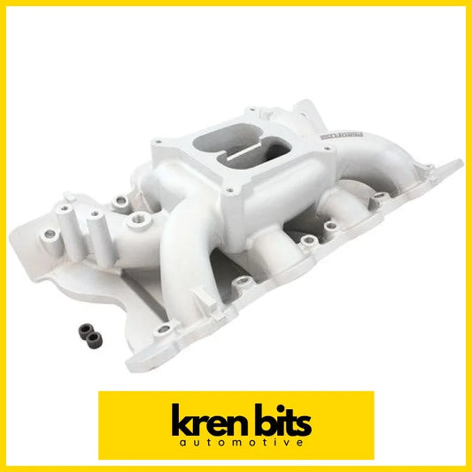 Aeroflow Ford 351 Cleveland Air Gap Dual Plane Intake Manifold Natural Cast Finish AF6010-2002 intake manifold