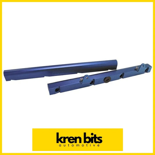 Aeroflow GM LS1 Billet EFI Fuel Rails - Blue AF64-2005 Fuel Rail