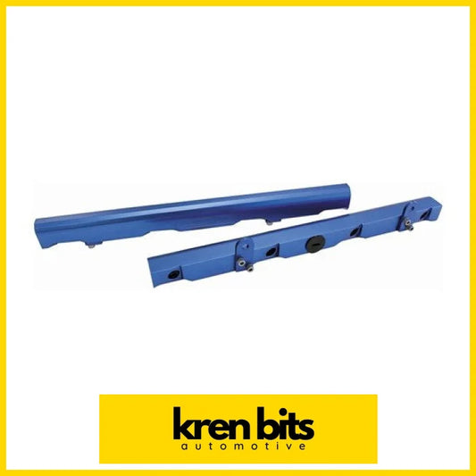 Aeroflow GM LS2 LS3 Billet EFI Fuel Rails - Blue AF64-2006 Fuel Rail