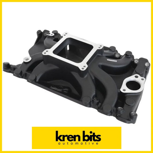 Aeroflow Holden 253-308 Low-Rise Single Plane Intake Manifold Black Finish AF6200-4000 intake manifold