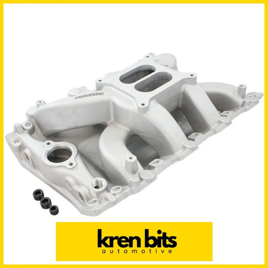 Aeroflow Holden 304 Air Gap Dual Plane Non EFI Intake Manifold Natural Cast Finish AF6010-4000 intake manifold