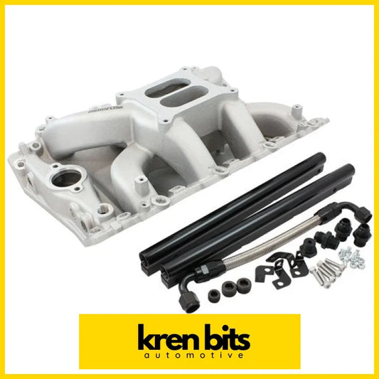 Aeroflow Holden 304 EFI Air Gap Dual Plane Intake Manifold Natural Cast Finish AF6010-4003 intake manifold