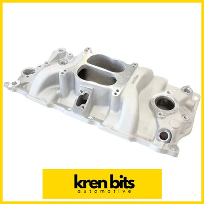 Aeroflow SB Chev Classic Dual Plane Intake Manifold Natural Cast Finish AF6011-1000 intake manifold