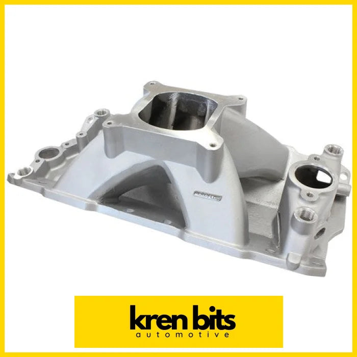 Aeroflow SB Chev Hi-Rise Single Plane Intake Manifold Natural Cast Finish AF6001-1000 intake manifold