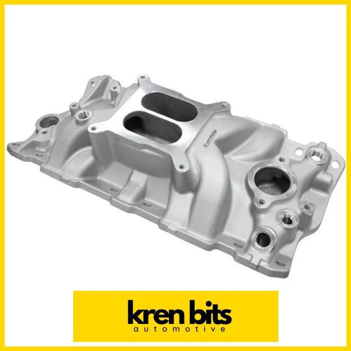 Aeroflow SB Chev Street Dual Plane Intake Manifold Natural Cast Finish AF6010-1000 intake manifold