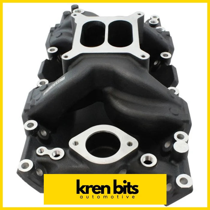 Aeroflow Small Block Chrysler Air Gap Dual Plane Intake Manifold Black Finish AF6210-3005 intake manifold