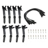 Ford F150 6.2L 10-17 8x Ignition Coil+16x Spark Plug+8x Wire UF631 UF639