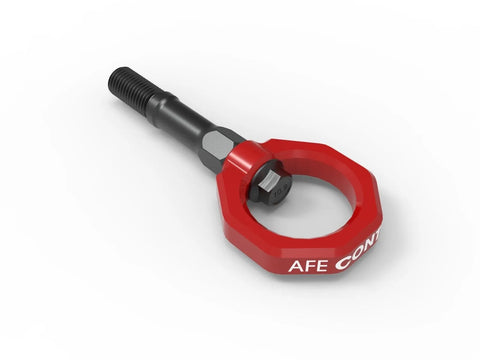 aFe aFe CONTROL Front Tow Hook Red