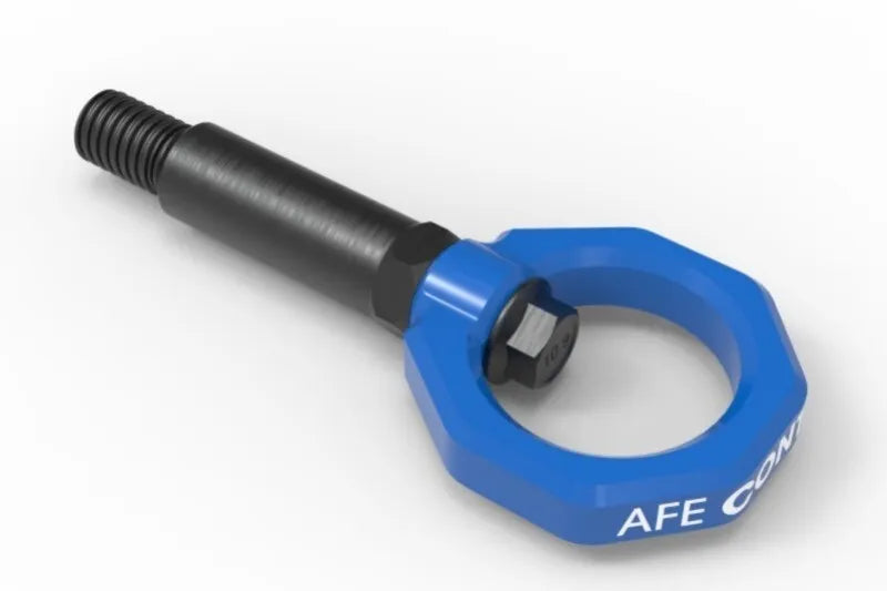 aFe aFe Control Front Tow Hook Blue BMW F-Chassis 2/3/4/M