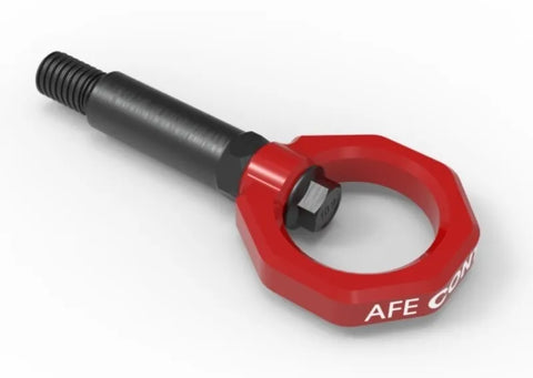 aFe aFe Control Front Tow Hook Red BMW F-Chassis 2/3/4/M