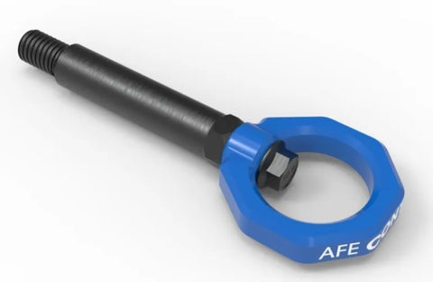 aFe aFe Control Rear Tow Hook Blue BMW F-Chassis 2/3/4/M