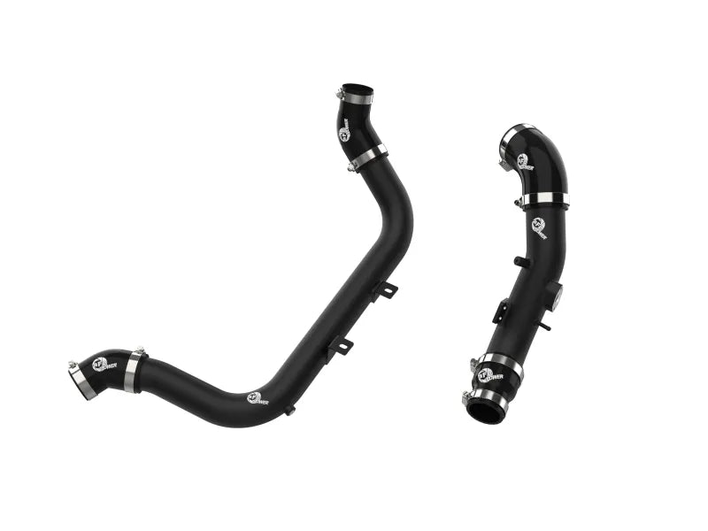 aFe aFe BladeRunner Aluminum Hot and Cold Charge Pipe Kit Black 17-20 Hyundai Elantra GT L4-1.6L (t)