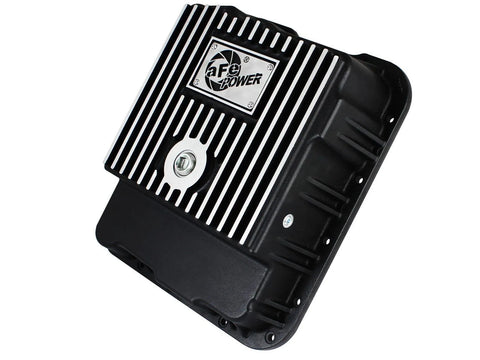 aFe aFe Transmission Pan (Black w/ Machined Fins) GM Trucks 99-16 (4L60-E/4L60E/4L65E/4L70E/4L75E)