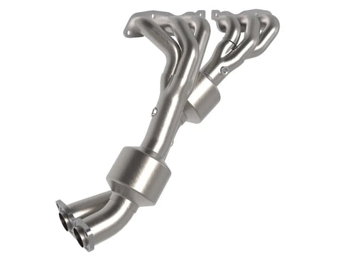aFe aFe 98-05 Lexus GS300 / 01-05 Lexus IS300 Twisted Steel 304 Stainless Steel Header w/ Cat
