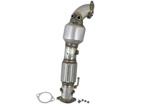aFe aFe Power Twisted Steel SS304 Downpipe 2.5in w/Cat 17-18 Hyundai Elantra L4-1.6L (t)