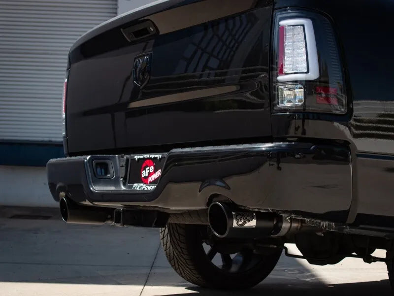aFe aFe 09-18 Ram 1500 V8 5.7L Hemi Gemini XV 3in 304 SS Cat-Back Exhaust w/ Black Tips
