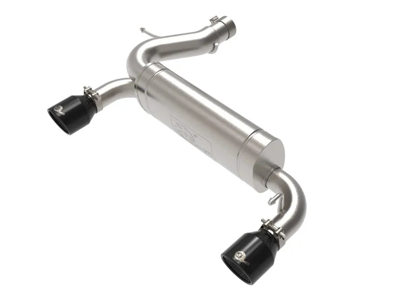 aFe aFe Vulcan 3in 304 SS Axle-Back Exhaust 2021 Ford Bronco L4-2.3L (t)/V6-2.7L (tt) w/ Black Tips