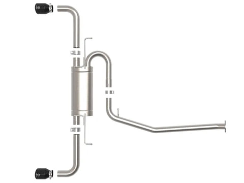 aFe aFe POWER Takeda 19-21 Toyota RAV4 L4-2.5L 304SS CB Exhaust w/ Black Tips