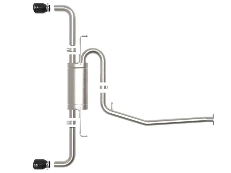 aFe aFe POWER Takeda 19-21 Toyota RAV4 L4-2.5L 304SS CB Exhaust w/ Black Tips