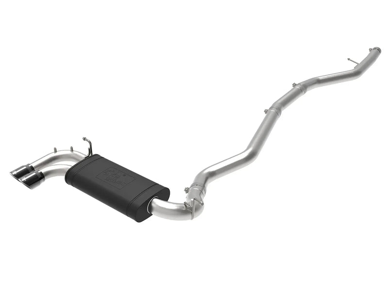 aFe aFe MACH Force-Xp 2-1/2in 304 SS Cat Back Exh w/Black Tips 14-16 BMW 228i (F22/23) L4-2.0L (t) N20
