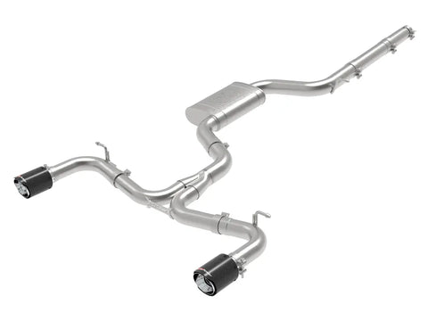 aFe aFe MACHForce XP 3in-2.5in SS Exhaust Cat-Back 18-19 Volkswagen GTI (MK7.5) L4-2.0L (t) - Carbon