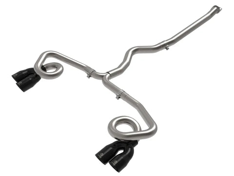aFe aFe POWER Takeda 3in to 2-1/2in 304 SS Cat-Back Exhaust w/ Black Tips 22-23 Subaru WRX H4-2.4L (t)