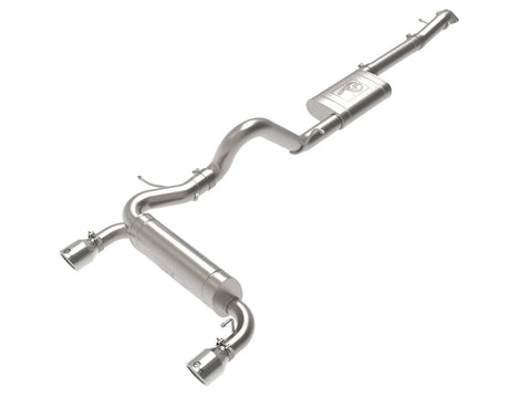 aFe aFe 17-21 Alfa Romeo Giulia L4-2.0L (t) Mach Force-Xp 2in to 2-1/2in 304SS Cat-Back Exhaust