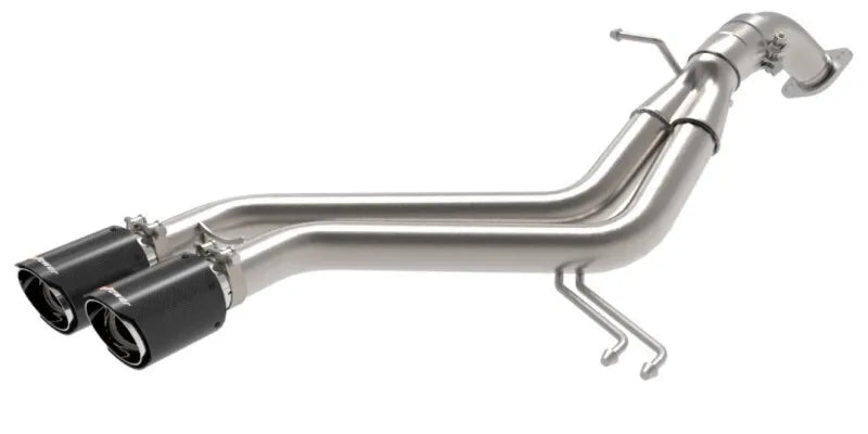 aFe aFe Takeda 13-17 Hyundai Veloster L4-1.6L 2-1/2in 304 SS Axle-Back Exhaust w/ Carbon Fiber Tips
