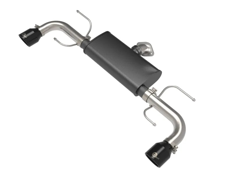 aFe aFe Takeda 17-21 Mazda CX-5 2.5L (t) 2.5in. SS Axle-Back Exhaust System w/Black Tips