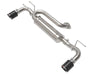 aFe aFe 19-22 Mazda 3 L4 2.5L Takeda 3in to 2-1/2in 304 SS Axle-Back Exhaust w/ Carbon Fiber Tip