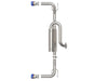 aFe aFe 19-22 Mazda 3 L4 2.5L Takeda 3in to 2-1/2in 304 SS Axle-Back Exhaust w/ Blue Flame Tip