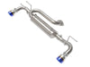 aFe aFe 19-22 Mazda 3 L4 2.5L Takeda 3in to 2-1/2in 304 SS Axle-Back Exhaust w/ Blue Flame Tip