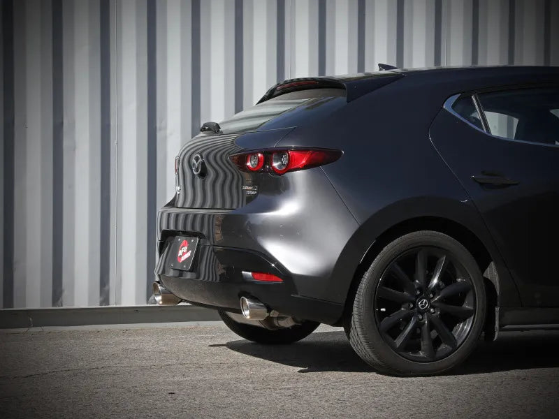 aFe aFe 19-22 Mazda 3 L4 2.5L Takeda 3in to 2-1/2in 304 Stainless Steel Axle-Back Exhaust w/Polished Tip