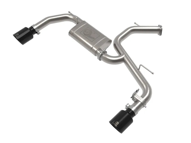 aFe aFe Takeda Hyundai Elantra N 22-23 L4-2.0L (t) 3in SS Axle-Back Exhaust System w/ Black Tips