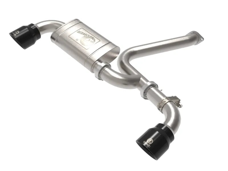 aFe aFe 22-23 Hyundai Kona N L4 2.0L (t) Takeda 3in SS Axle-Back Exhaust System w/ Black Tips