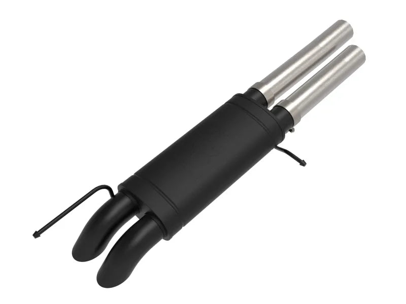 aFe aFe 2021+ Jeep Wrangler JL (392 V8-6.4L) Rock Basher 3in. 304 Stainless Steel Cat-Back Exhaust