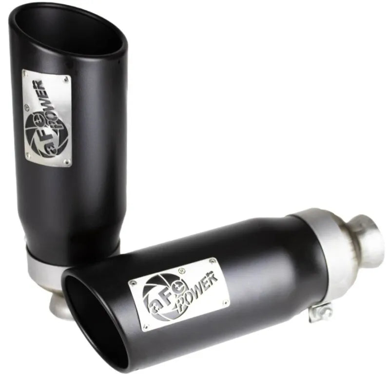 aFe aFe MACH Force-XP 4-1/2in Steel OE Replacement Exhaust Tips - 2021+ Dodge Ram (5.7L V8) - Black