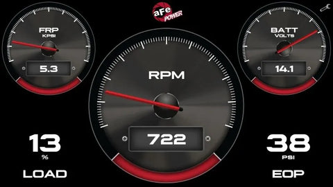 aFe aFe AGD Advanced Gauge Display Digital 5.5in Monitor 08-18 Dodge/RAM/Ford/GM Diesel Trucks