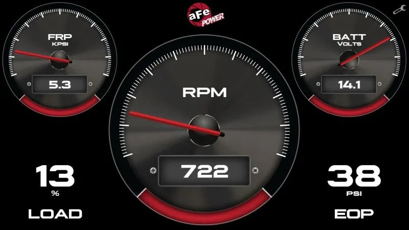 aFe aFe AGD Advanced Gauge Display Digital 5.5in Monitor 08-18 Dodge/RAM/Ford/GM Diesel Trucks