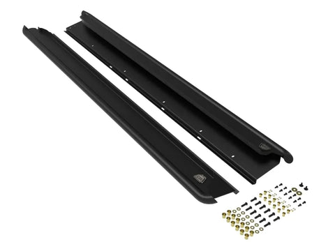 aFe aFe POWER 10-14 Subaru Outback H4 2.5L / H6 3.6L Terra Guard Trail Slider Step - Black