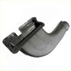 Black rubber air cleaner intake duct with molded metal bracket attachment suitable for mitsubishi pajero wagon