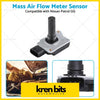 Black and silver mass air flow meter sensor with cylindrical protrusion for nissan patrol gq 4.2 engine use