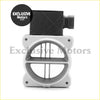 Gray plastic air flow meter sensor with black rectangular housing and four slats for holden commodore vs 1995-2004
