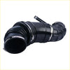 Black rubber air intake cleaner duct with metallic clamps and ribbed texture for dodge ram 6.7 cummins diesel