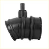 Black rubber air intake hose tube with ribbed sections and cylindrical connector for toyota 4runner 1996-2000