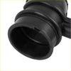Black rubber air intake hose tube with ribbed texture and reinforced joints for toyota 4runner 1996-2000