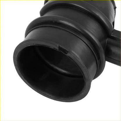 Black rubber air intake hose tube with ribbed texture and reinforced joints for toyota 4runner 1996-2000