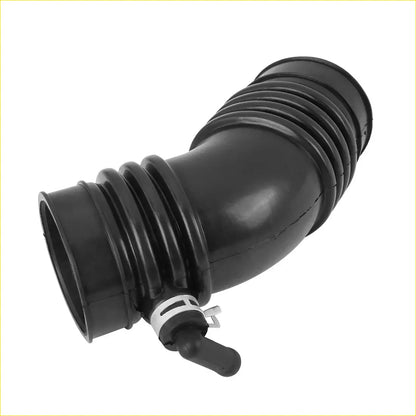 Black rubber air intake hose tube with ribbed texture and plastic clamp for toyota 4runner v6 3.0l 1989-1995