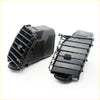 Black plastic air vent grille with slatted design and mounting brackets for toyota hilux 2004-2015 car intake filter housing